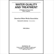Ebook هندبوک کیفیت و تصفیه آب، با عنوان Water Quality and Treatment - Raymond D. Letterm